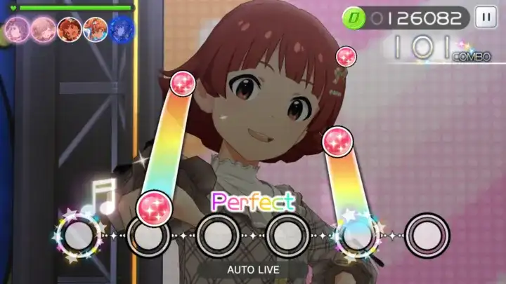 アイドルマスター ミリオンライブ! シアターデイズ ゲーム画面