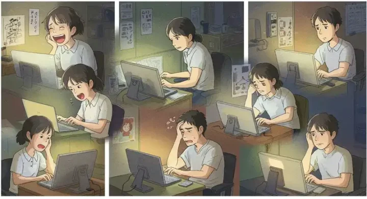 ネット上で感情を発散する人たち