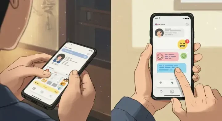 SNS投稿で交流するファン