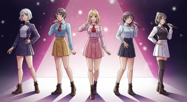 アイドル5人で理想の編成を表現