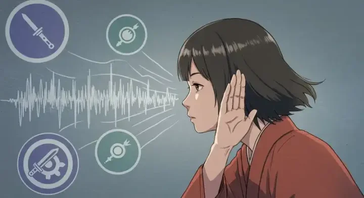 名前の響きを聞く人物とジャンルアイコン