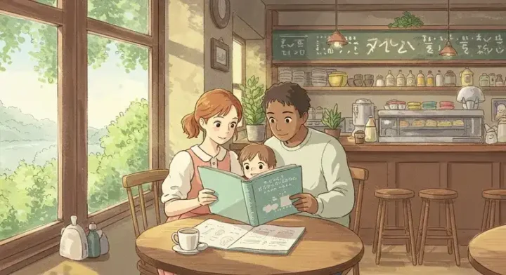 英語圏の家族が名づけ辞典を読む