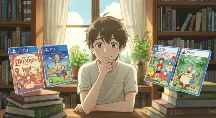 ) PS4とPS5ゲームの比較