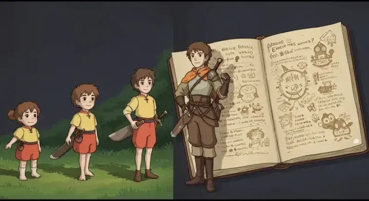 キャラと共に成長する名前のイメージ