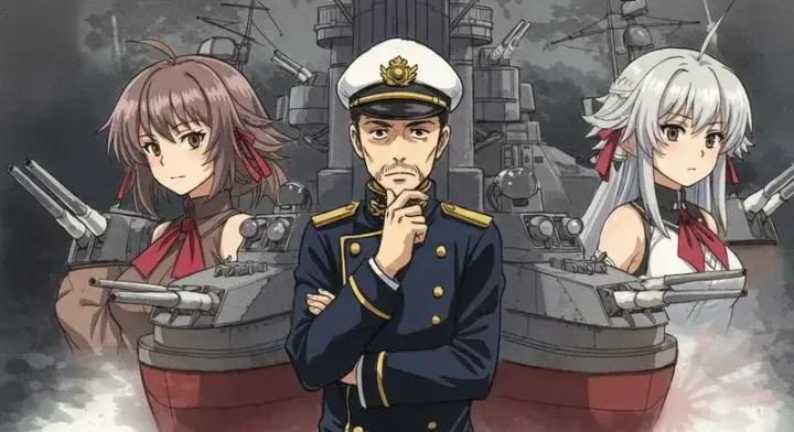 悩む指揮官と、3人の艦船少女たち