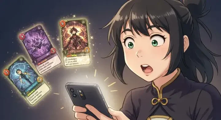 最新カードに驚くプレイヤー