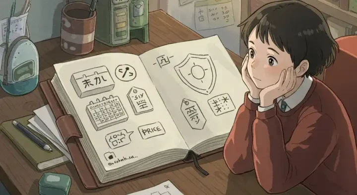 要点が整理されたノート