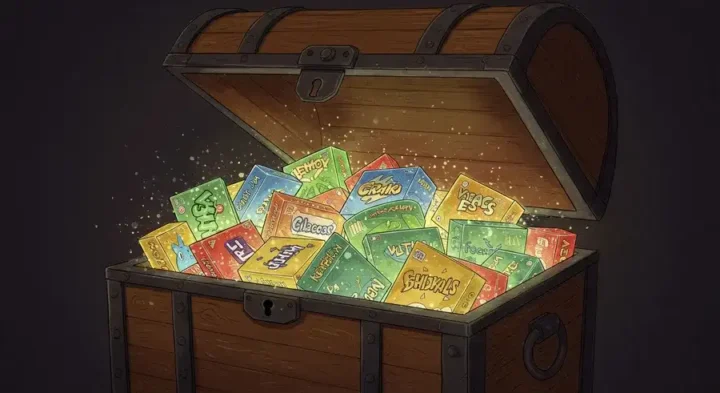 ゲームが溢れる宝箱